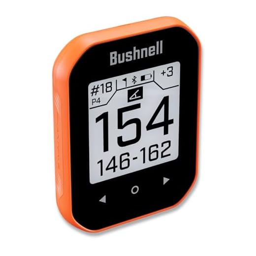 Bushnell Golf Phantom 3 Slope GPS – Handheld Golf Rangefinder with Slope-Adjusted Yardages, Touchscreen, BITE Magnetic Mount – 38,000+ Courses - Orange