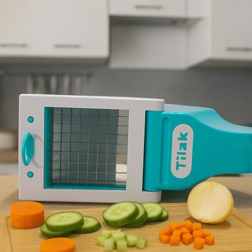Image of French Fry Chipser - Heavy-Duty Vegetable Chopper & Cutter for Kitchen | Unbreakable Body with Stainless Steel Blades | Potato, Onion, Carrot, Salad & - Multipurpose Kitchen Tool