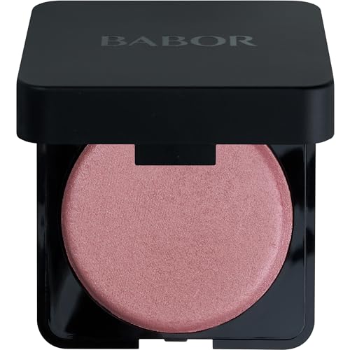 BABOR Silky Satin Blush rose, kompaktes Rouge Puder mit Satin Schimmer, für einen natürlichen Look mit Glow, seidig weiche & zarte Textur, 6 g