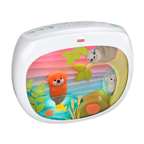 Image of Fisher-Price Baby Toy Settle & Sleep Projection Soother, Crib-Attach Sound Machine with Music & Lights for Newborns Ages 0+ Months