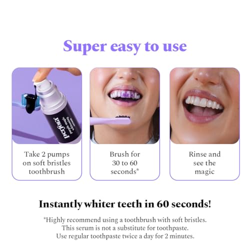 Image of Perfora Teeth Whitening Serum - 10ml | Purple Magic For Teeth Oral Care | Teeth Stain Remover | Enamel Safe & Effective Teeth Whitening Products | Apple Peach