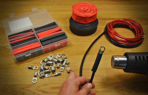 130 Pc. Dual Wall Adhesive Marine Heat Shrink Kit - 3:1 Shrink Ratio - Multi-Color #TOP4