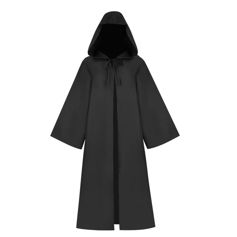Bichingda Adult Robe Hooded Cloak Halloween Christmas Party Cosplay Costume Vampire Tunic Hooded Uniform