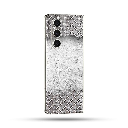 Image of MightySkins Glossy Glitter Skin Compatible with Samsung Galaxy Z Fold 5 Full Wrap - Ripped Metal | Protective, Durable High-Gloss Glitter Finish | Easy to Apply & Change Styles | Made in The USA