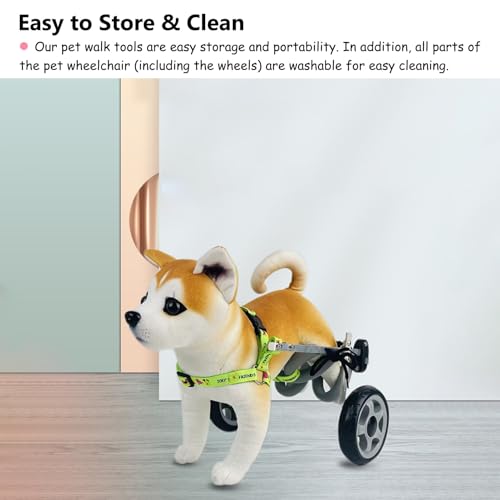 Fauteuil roulant petits chiens remorque vélo Shih Tzu blessé - 5