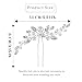 JAKAWIN Wedding Hair Accessories Bridal Hair Pin Pearl Hair Clip Bride Hair Piece for Women HP179(1 Silver)