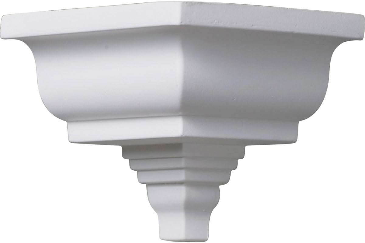 Ekena Millwork MOC04X03BU-CASE-4 Outside Corner for Moulding MLD03X04X05BU (4-Pack), 4 1/2"P x 3 7/8"H, Primed, 4 Pack