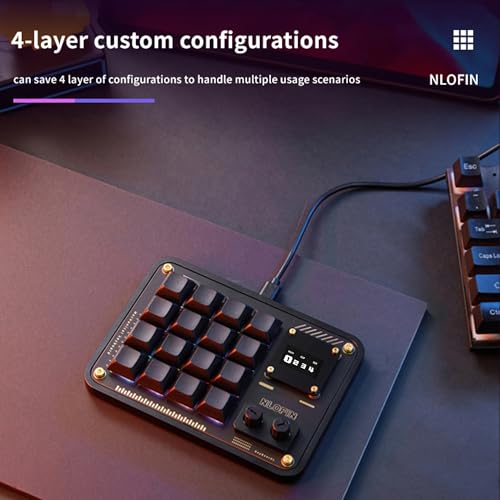 Clavier programmable pour éviter les raccourcis complexes 16 touches