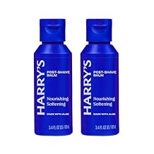 Harrys Post-Shave Balm for Men with Aloe - 2 Pack 3.4 fl oz - Calms and Soothes Skin After Shaving - TSA Approved Travel Essentials