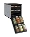 YouCopia 02181-02-SLV Original SpiceStack 18-Bottle Spice Rack Organizer with Universal Drawers, Silver