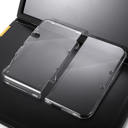 Image of VSEER New 3DS XL Case - Ultra Clear Crystal Transparent Hard Shell Protective Case Cover Skin Hinge-Less Design for New 2015 Nintendo 3DS XL LL - Clear