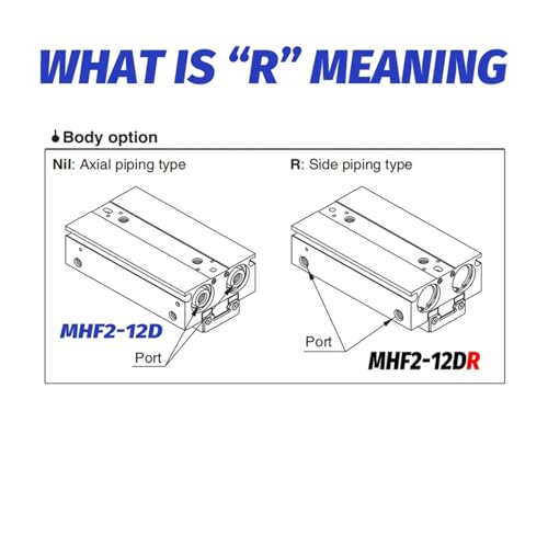 Pince de manipulateur à air MHF2-12DR à double piston stable