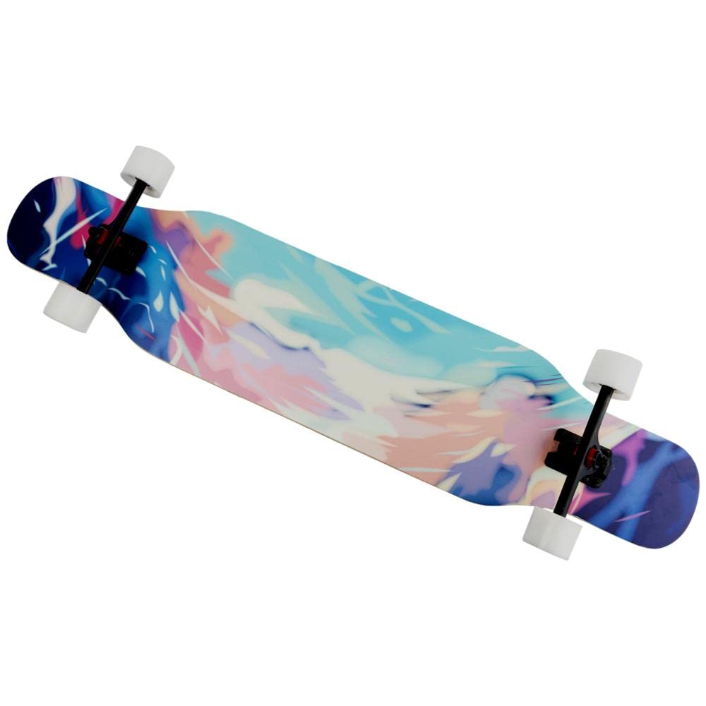 Longboard Completo Dancing de 42 Pulgadas = 107 centímetros + Cruising por Ciudad ABEC-9 rápido y Ligero - Longboard Iniciación Arte