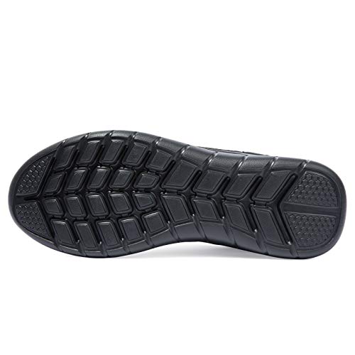 Newdenber Men's Lightweight Sneakers Comfortable Athletic Walking Running Tennis Shoes (13 Us, Black/Black) #TOP4