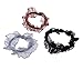 Produktbild Chiffon Haarschmuck elastisch, gemischte Farben, 25mm, 3 Stücke/Packung