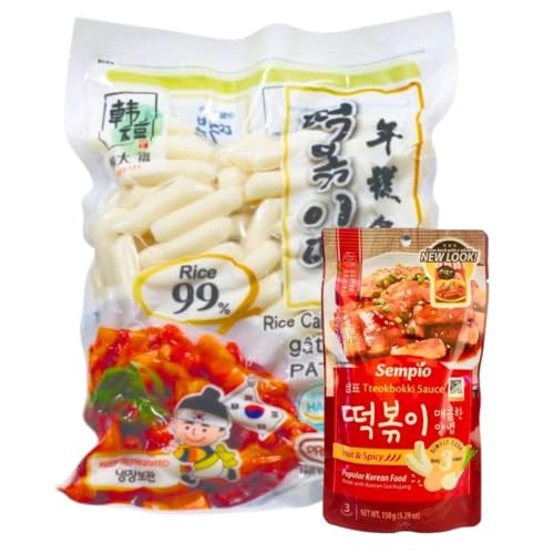 Pack Tteokbokki Handafu 908g + Salsa Topokki Sempio 150g