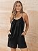 AUTOMET Rompers For Women Vacation Beach Summer Shorts Jumpsuits Overalls 2025 Trendy Dress Fashion Spring Break Outfits Black XL