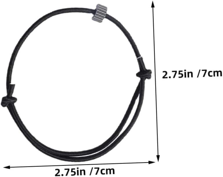 TIDTALEO 2pcs Escape Tools Car Part Vehicle Supply Safety Tool for Car -Saving Bracelet Window Breaker Strap Car Window Breaker Bracelet Safety Glass Crusher Elastic Rope Black