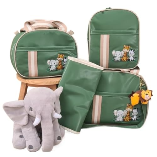 bolsa maternidade em com mochila e trocador (Verde Abacate)