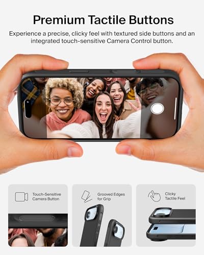 Image of Belkin iPhone Air Case | Armour /Protect Magsafe | Slim, Anti-Scratch, 4M Drop Protection, Dual Layer Protection | Black