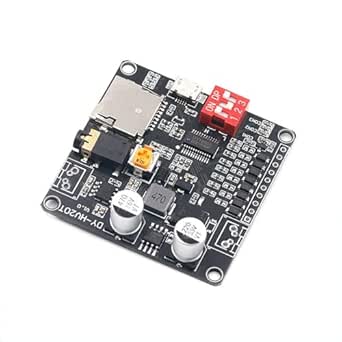 Modulo Di Riproduzione Vocale MP3 DY-HV20T – Supporta Schede Fino A 32GB, Uscita 20W, Per Sistemi Audio, Annunci, Automazione