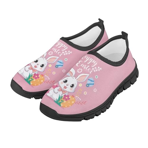 Easter Pattern Running Shoes Low-Cut Sneakers for Boys Girls Comfortable Casual Wide Fashion Shoes for Children