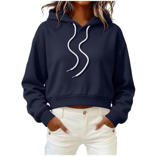 Sweat à capuche court femme pour éviter d'avoir froid avec style