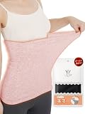 [LINOR] 腹巻き レディース 腹巻 妊婦 マタニティ はらまき 夏用 夏 夏用腹巻き 綿 コットン 冷え やわらか おやすみ 就寝 温活 お腹 温める 暖かい 薄手 男女兼用 (ピンク)