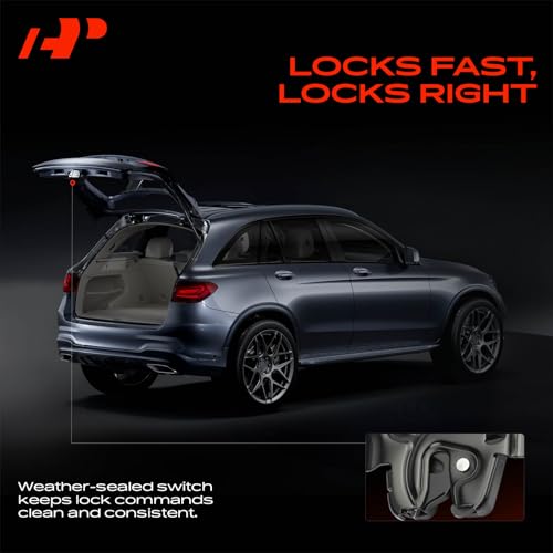 Image of A-Premium Rear Liftgate Latch Actuator Trunk Latch Compatible with Mini R55 Series Cooper 2008-2014, Rear Tailgate Right Passenger Side Door Lock Latch Actuator
