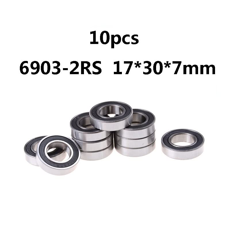 2点まとめ Amazon.co.jp: 10 個 17x30x7 mm 薄肉セクション 6903 2RS ボール
