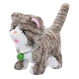 Relajación a través del juego: este juguete musical de gato de peluche crea momentos de unión alegres con su adorable diseño interactivo, lo que lo convierte en un compañero de relajación adecuado que fomenta la conexión y la risa compartida entre los miembros de la familia en ambientes hogareños cómodos.