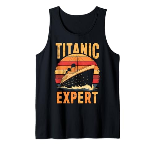 Experto del Titanic Divertido RMS Titanic Niños Camiseta sin Mangas