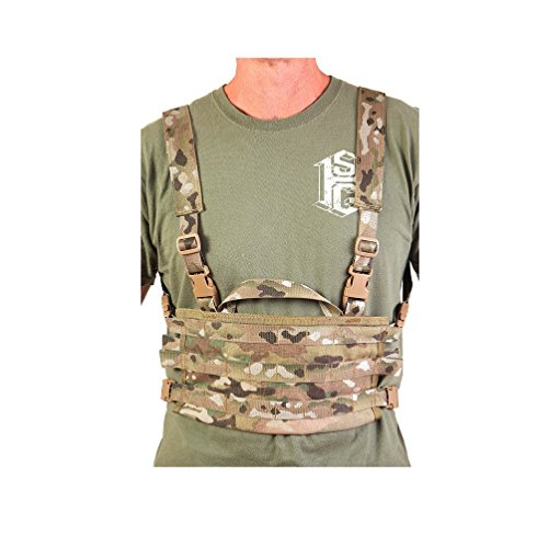 High Speed Gear AO Small Modular Chest Rig Battle, Proven & USA Made, Multicam