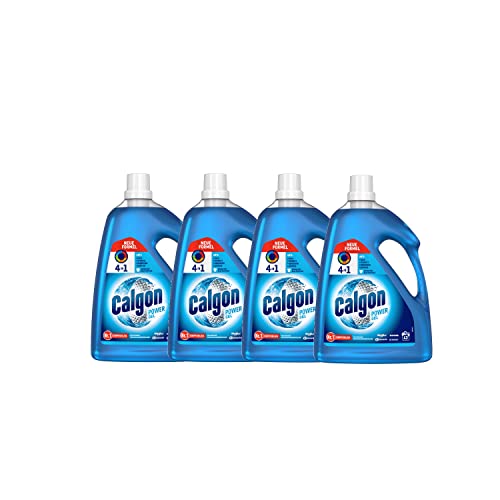 Calgon 4-in-1 Power Gel – Wirksam gegen Kalk, Schmutz, Gerüche und Korrosion – Schützender Wasserenthärter für die Waschmaschine...