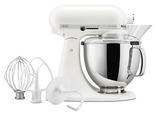 KitchenAid Artisan Series 5 Quart Tilt Head Stand Mixer, KSM150PS, Porcelain - Image 5