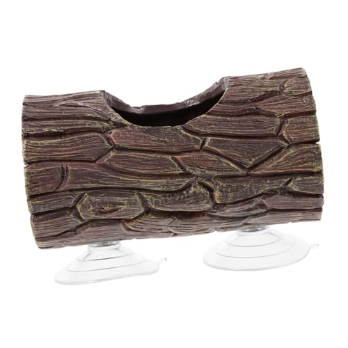 HOLIDYOYO Lizard and Gecko Hideout Reptile Accessories Suction Cup Fish Tank Decor