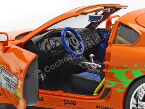 Jada Toys Brian y Toyota Supra 1995 1:18 miniatura 7