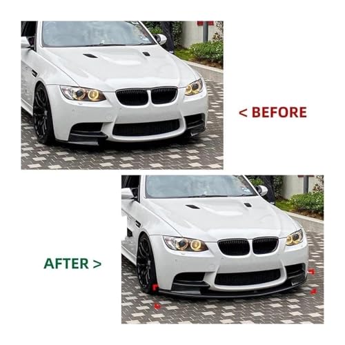 Spoiler de pare-chocs avant BMW M3 E90 E91 E92 E93 carbone 2006-2013 - 2