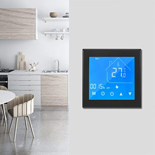 Thermostat de chauffage de l'eau éliminant le froid avec écran LCD programmable maison