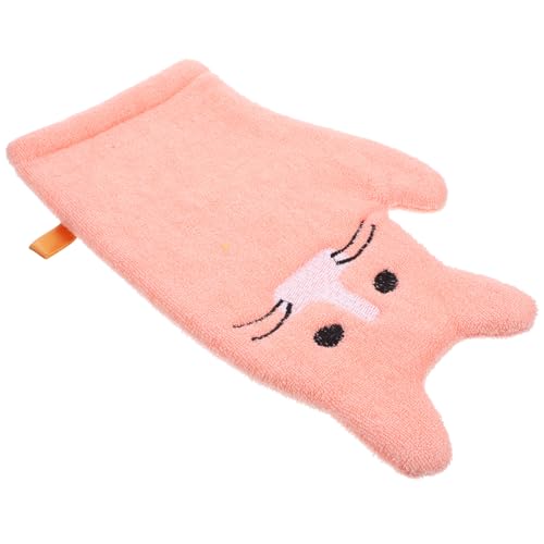 HONITANO Guantes de Baño Suaves para Pequeño Diseño de Dibujos Animados Cómodos y Ligeros para Cuidado de Bebés y Uso Playa