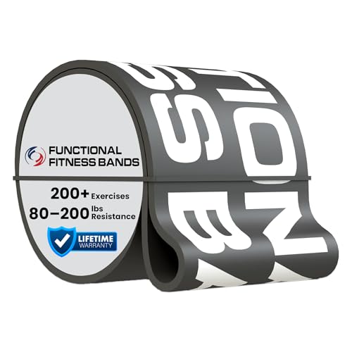 Image of Functional Fitness Pull Up Bands Resistance Bands | Exercise Bands for Working Out | Long Stretch Bands for Exercise, Training Bands, Resistance Bands for Stretching