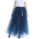 Damen 7 Schichten Knielang Tüllrock Tutu Tüll Kleid Rock Reifrock Abendrock Damen Tüllrock 50er Rockabilly Tutu Rock Ballett Blase Unterrock Kurz Retro Petticoat Gelegenheit Zubehör Tutu Damenrock Tüllrock 50er Kurz Ballet 3 Layers Tanzkleid Zubehör für Frauen Mädchen Mini Tüllrock Shimmer Glam Pailletten verziert Tutu Sexy Festliche Kostüm