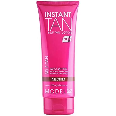 Modelco Natural Tan Self-Tan Lotion - Hydrating Sunless Glow For Body And Face - Beautiful Bronze Skin Without Damage - Smooth Application Delivers Natural, Sunkissed, Tanned Skin - Medium - 5.74 Oz Cover