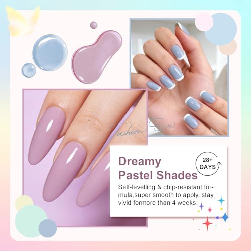 Set de 10 esmaltes en gel HEMA Free 12ml colores variados miniatura 4