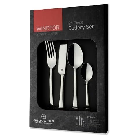 Grunwerg Windsor 24-Piece Cutlery Set thumbnail