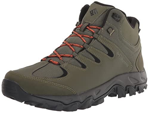 Columbia Men's Buxton Peak Mid II Hiking Shoe, Nori/Black, 12