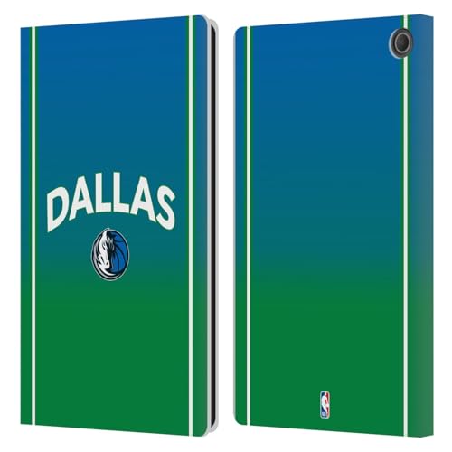 Étui portefeuille Dallas Mavericks NBA en cuir pour Amazon Fire Max 11 2023