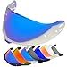 Produktbild XYJTC Motorrad Ersatzvisier for Neotec 3-Helm. CNS-3C-Helmgesichtsschutz, UV-Schutz, kompatibel mit Neotec 3 (Antibeschlagfolie).(Revo Clear Blue-day+night Use)