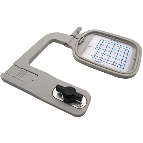 CKPSMS Brand - 1SET Embroidery Hoop (JA803/850803000) - 2"x2" Square Plastic & Metal Hoop - Compatible with Janome, Bernina, Elna Sewing Machines
