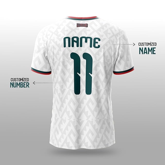 Image of YOURJERSEY Football World Cup 2026 Football Jersey All Team Jersey Custom Name & Number Print | Fan Personalised T-Shirt Sizes for Kids 2Y to Adults 4XL
